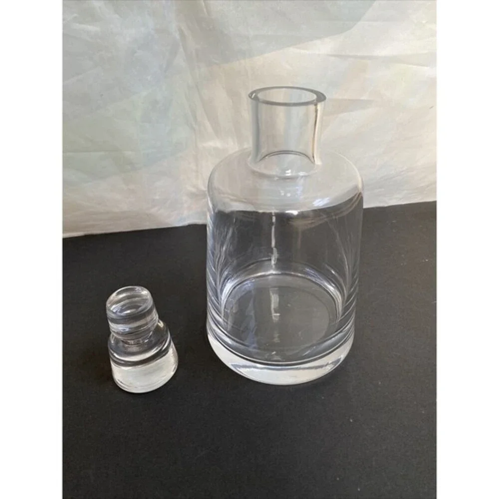 Glass Wine Decanter w/Stopper Lid Crystal Whisky Alcohol Decanter Barware 30.Oz